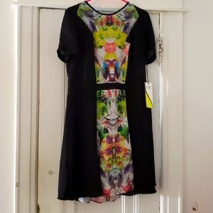 BRAND NEW PRABAL GURUNG FOR TARGET DRESS MIRROR PRINT SIZE 14